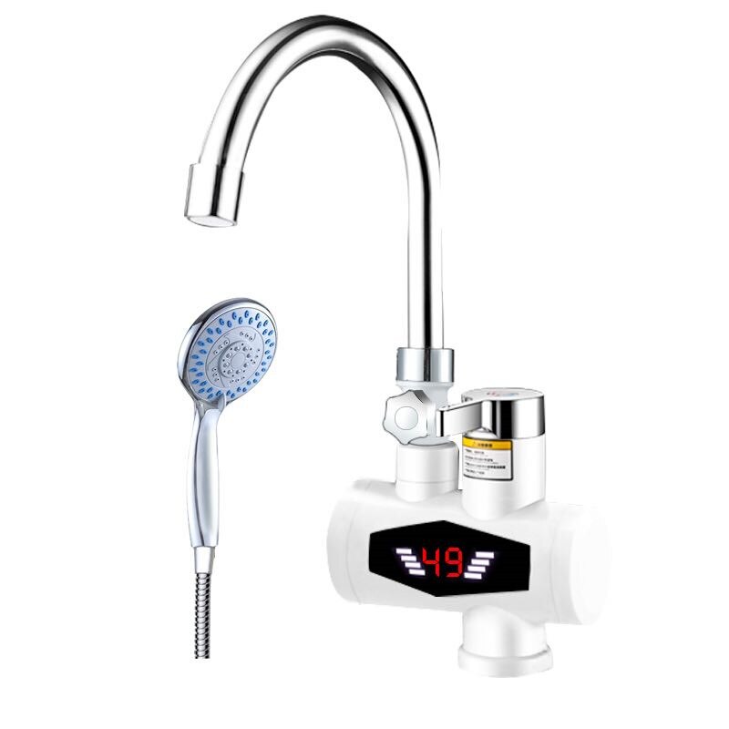 RX-015-1X,Inetant Electric Heating Water Faucet,Digital Display Instant Water Tap,Fast electric heating water bath shower