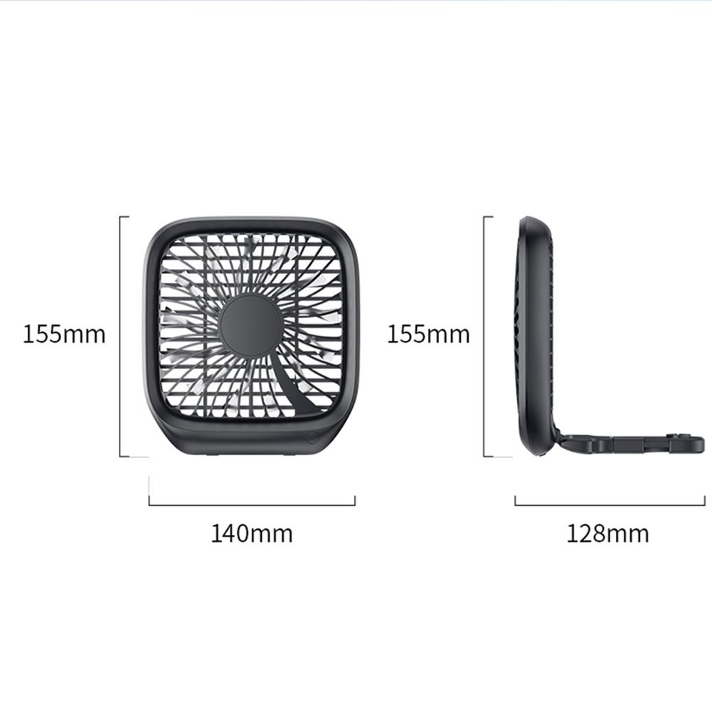 USB Vouwen Auto Achterbank Fan Draagbare Licht En Dun Vouwen Ventilator Zomer Auto Met Stille Elektrische Ventilator Auto Onderdelen