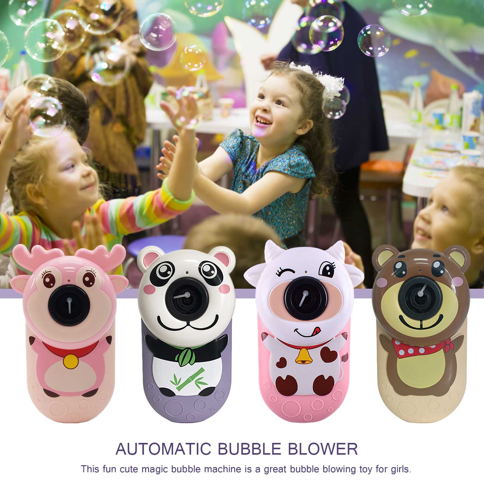 Bubble Machine Automatische Bubble Maker Blower Met Muziek En Verlichting Strand Gazon Park Outdoor Fun & Sport Fidget Speelgoed Kids