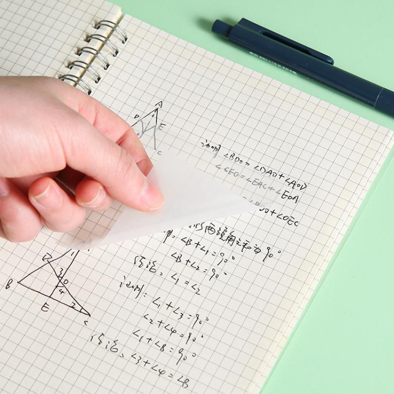 Kdd Transparante 3Size Zelfklevende Notes Memo Pad Sticky Notes Bookmark Marker Sticker Papier Student Kantoorbenodigdheden