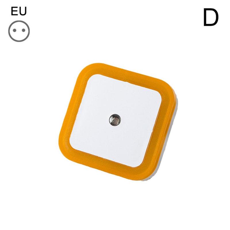 Led Sensor Controle Led Nachtlampje Lamp Wc Licht Bed Lichten Eu Slaapkamer Backlight Plug Lamp Control Bulb Ons Baby wal Q7P9: Eu orange
