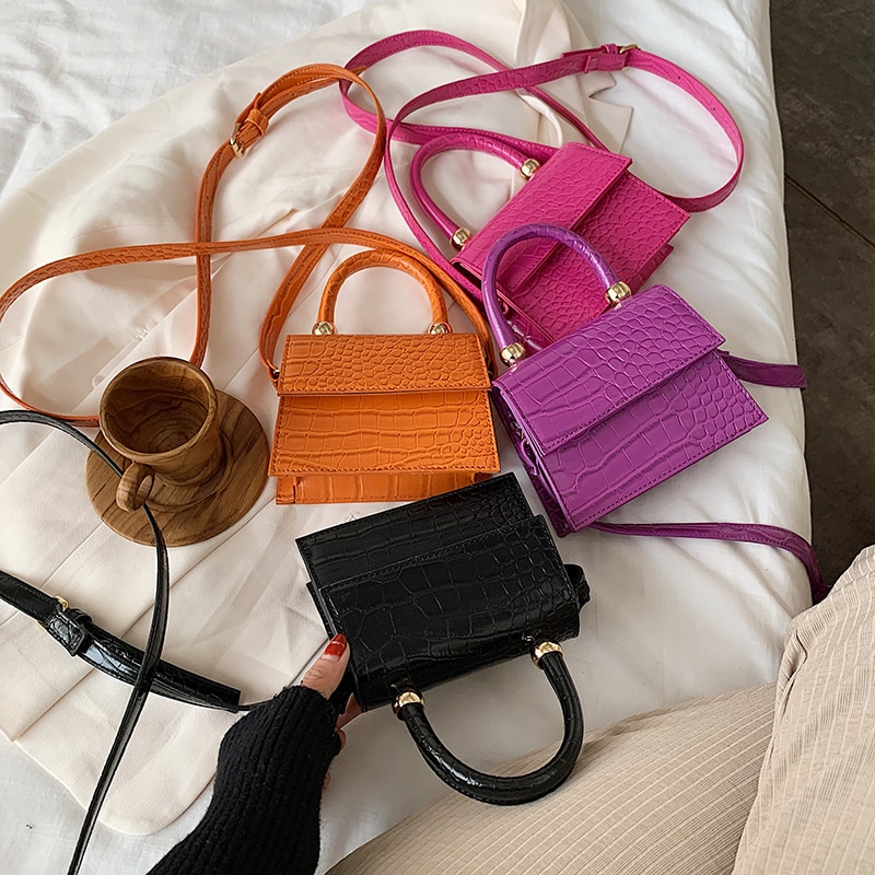 Mini teste padrão de pedra totes para as mulheres 2020 crossbody ombro mensageiro bolsas senhora viagem cruz corpo saco bolsas