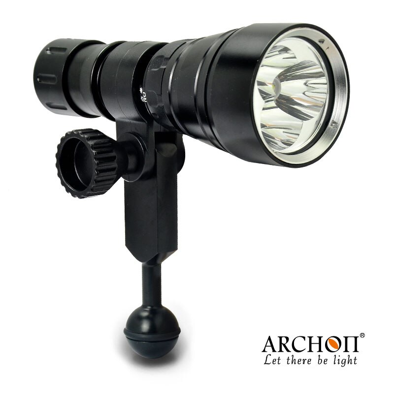 Arcon Original D26VR/DL01/W32VR, vídeo de buceo, antorcha, abrazadera YS30 YS, soporte de montaje y Junta de bola, 30mm de diámetro, soporte para linterna