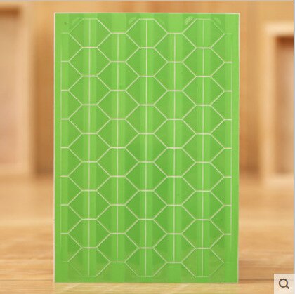 PVC Stickers DIY Photo Albums Frame Corner Paste Manual Photo Album Picture Decoration Accessories: green