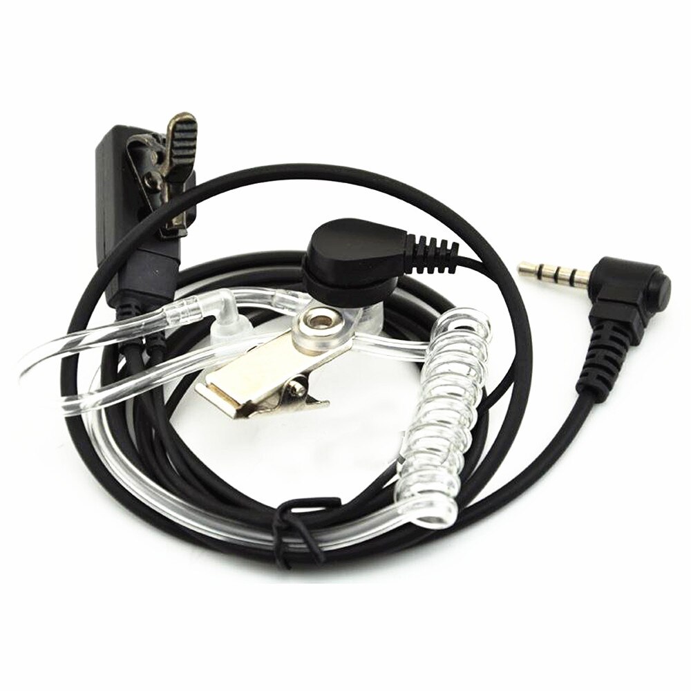 10pc 3.5 millimetri 4 Pole Martinetti FBI Acoustic Auricolare Auricolare PTT Mic Per Yaesu Vertex la Radio VX-428 VX450 VX-418 VX-420 Radio Accessori