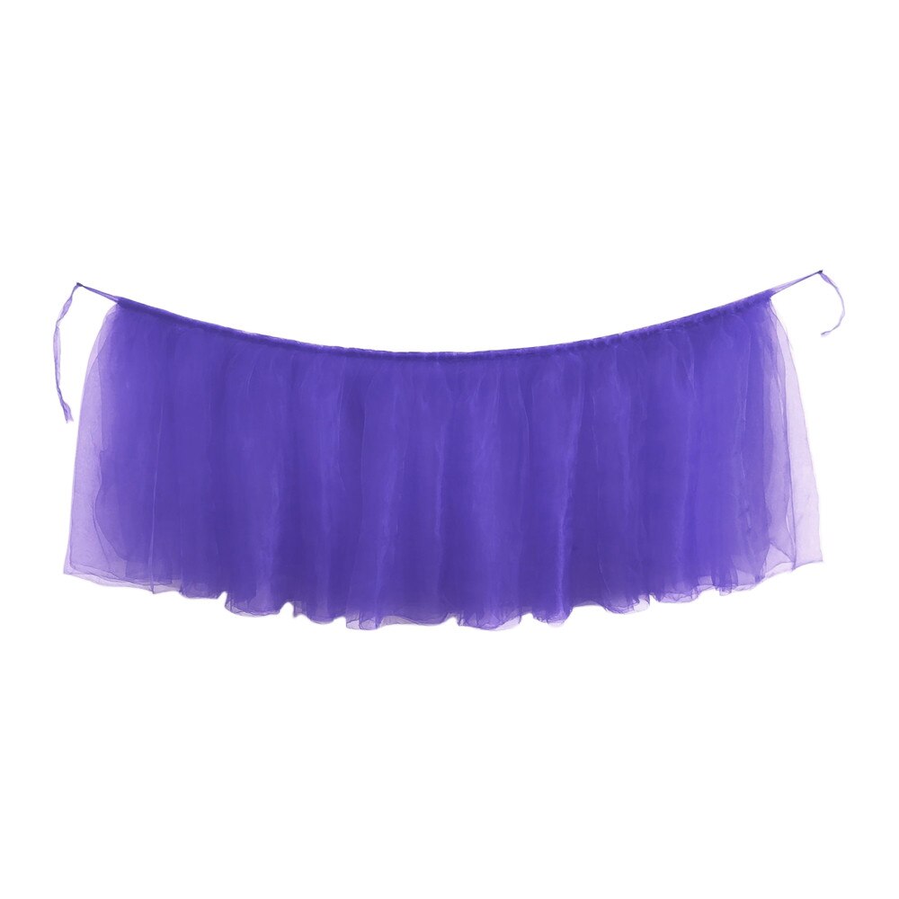 1pc 100 x 80 cm flerfärgad bordskjol överdrag födelsedag bröllop festlig födelsedagsfest heminredning bordsduk 3 juni: G