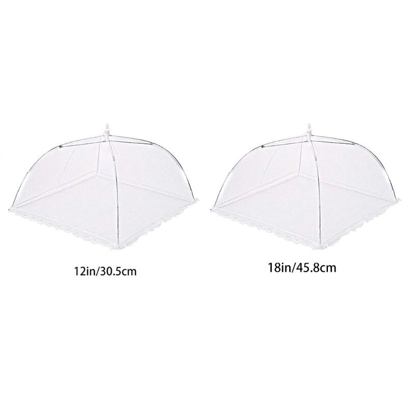 Pliable dentelle couverture alimentaire Anti mouche moustique pliable pique-nique barbecue tente ustensiles de cuisine