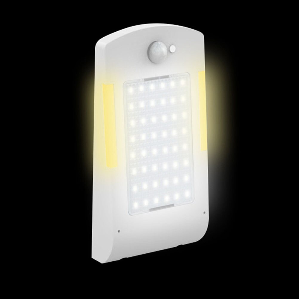 Super Bright Motion Sensor Energy Saving Garden Yard Wall Path 48 LED Street Light Solar Power Patio Security Outdoor Waterproof