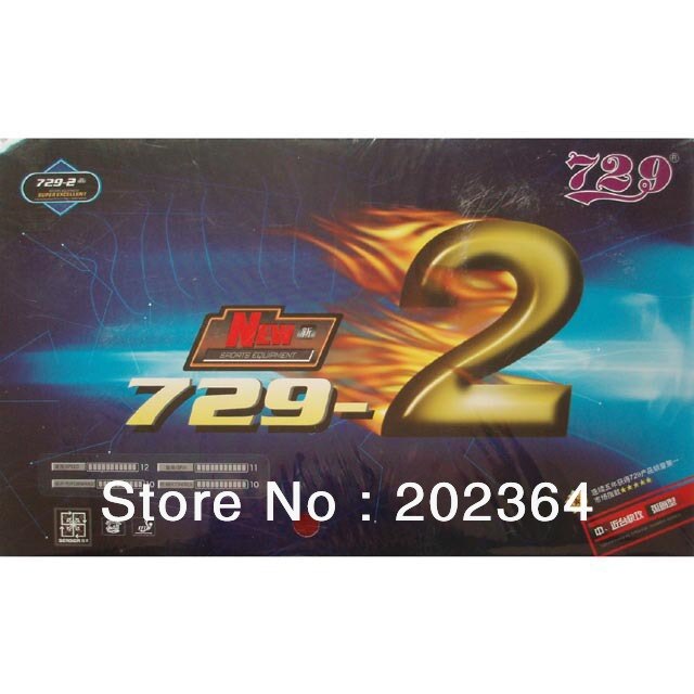 RITC 729 amitié 729-2 attaque et boutons de boucle en caoutchouc de ping-pong de Tennis de Table avec éponge 2.2mm H42