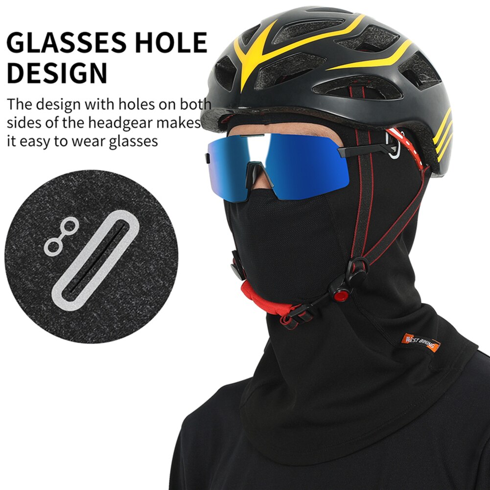 West Fietsen Winter Warm Fleece Fietsen Kap Masker Cap Winddicht Outdoor Sport Gezicht Hals Cover Balaclava Hoed Hoofddeksel Apparatuur