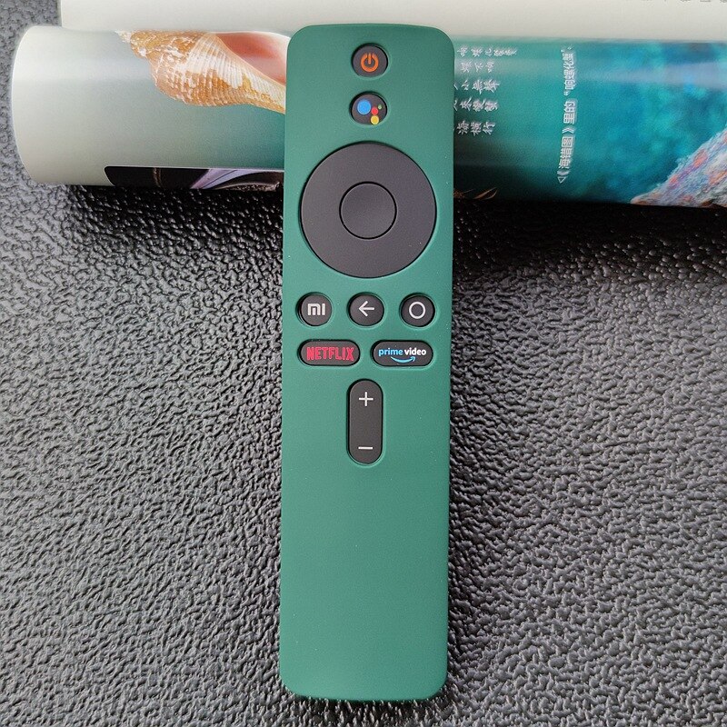Fundas de Control remoto para Xiaomi Mi Box S Mibox 4, funda de silicona a prueba de golpes y polvo, Edición Internacional: Verde