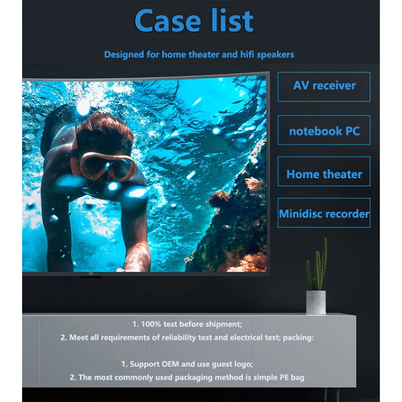 Fiber Optic Hdmi Cable Version 2.0 4k Hd Data Line 8k Display Computer Tv Cable 60hz Notebook Computer Projector Home Theater