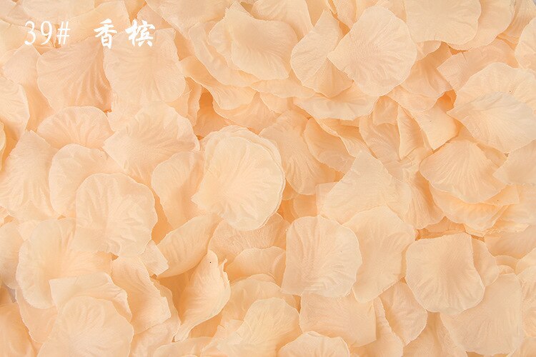 BlacklakeGirls Newest 2000 Pcs Wedding Flowers Petals Blume Rosen Artificial Rose Petals Silk Flower Accessories Pétalos De Tela: 2000Pcs39