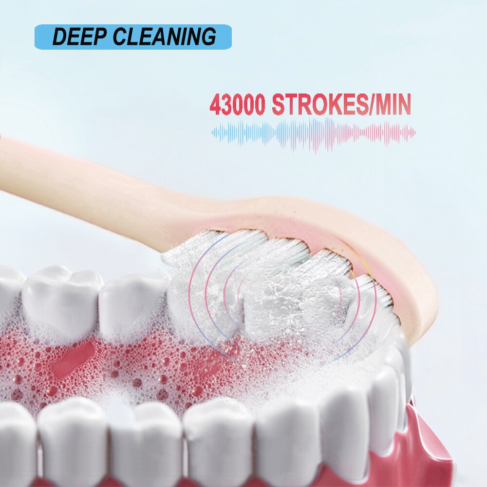 Sonic sähköhammasharja usb ladattava kannettava hammasharja hampaiden puhtaaseen elektroniseen hammasharjaan matkoille ja kotikäyttöön