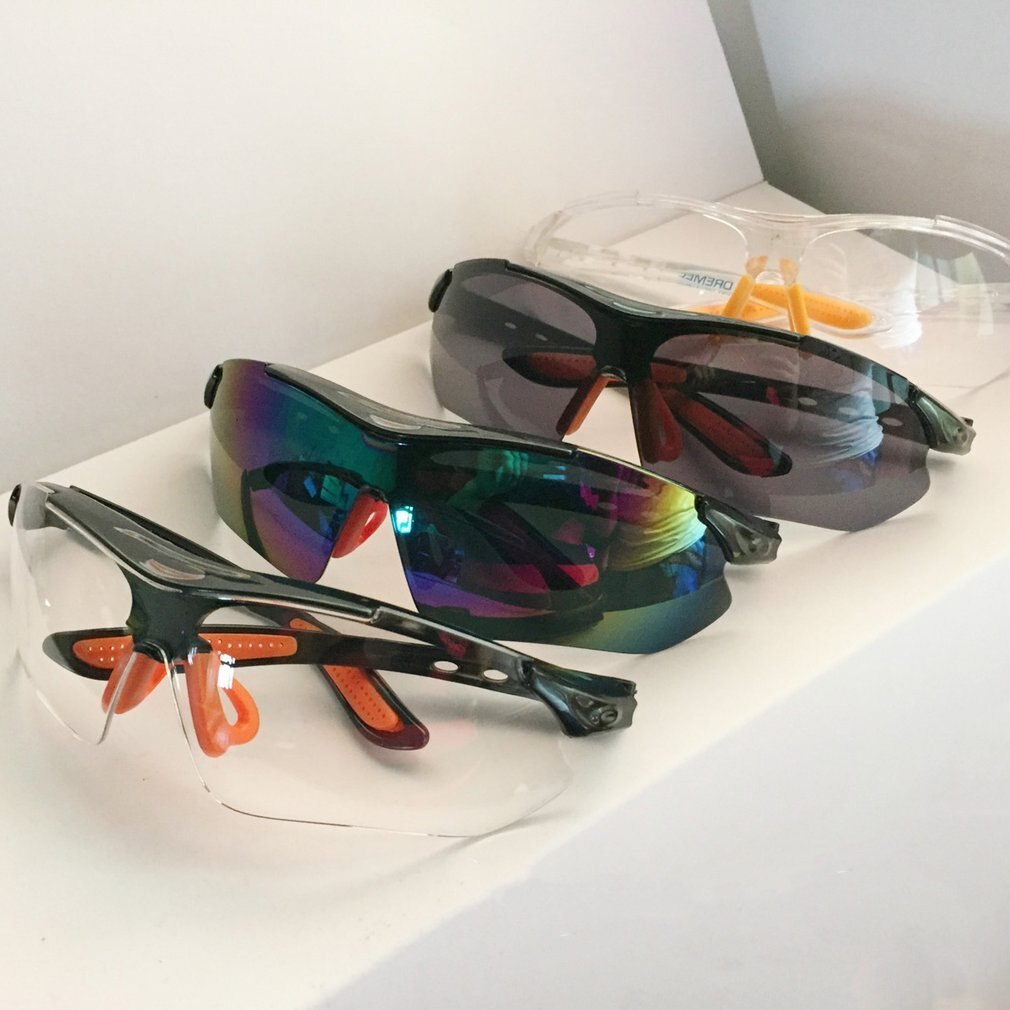 1 PC Safety Glasses Lab Eye Protection Protective Eyewear Clear Lens Workplace Safety Goggles Anti-dust Supplies