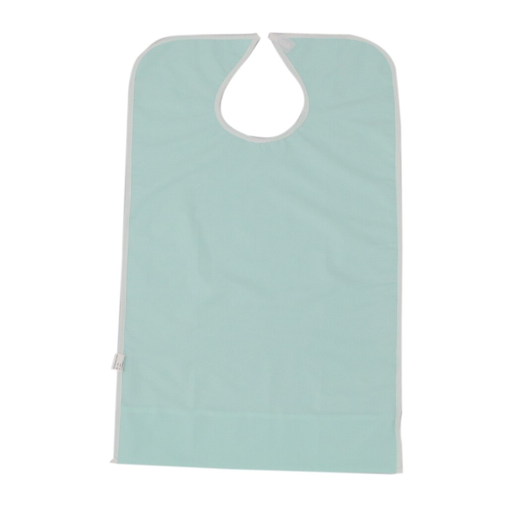 Bavoir lavable en tissu pour adulte, protection pour personne âgée, handicap, tablier à manger