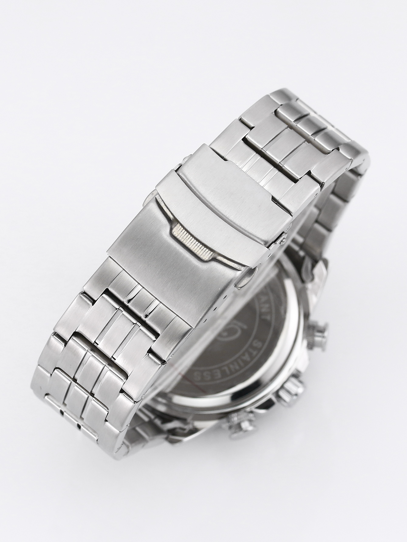 Reloj Athleisure para hombre, reloj electrónico de cuarzo luminoso resistente al agua, cronómetro con pantalla dual