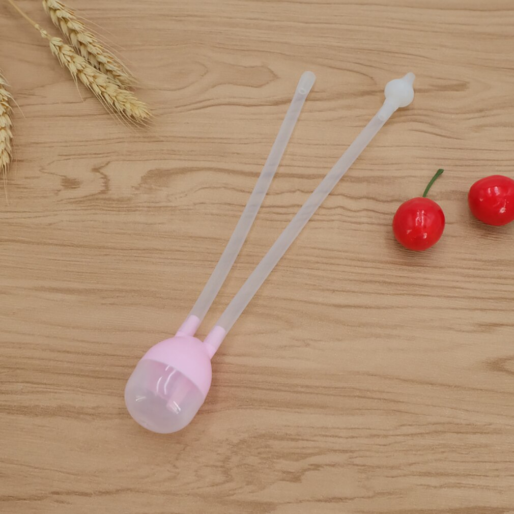 NewBorn Baby Vacuum Suction Nasal Aspirator Bebe Safety Nose Cleaner infantil Nose Up aspirador nasal Baby Care Accessories: Pink