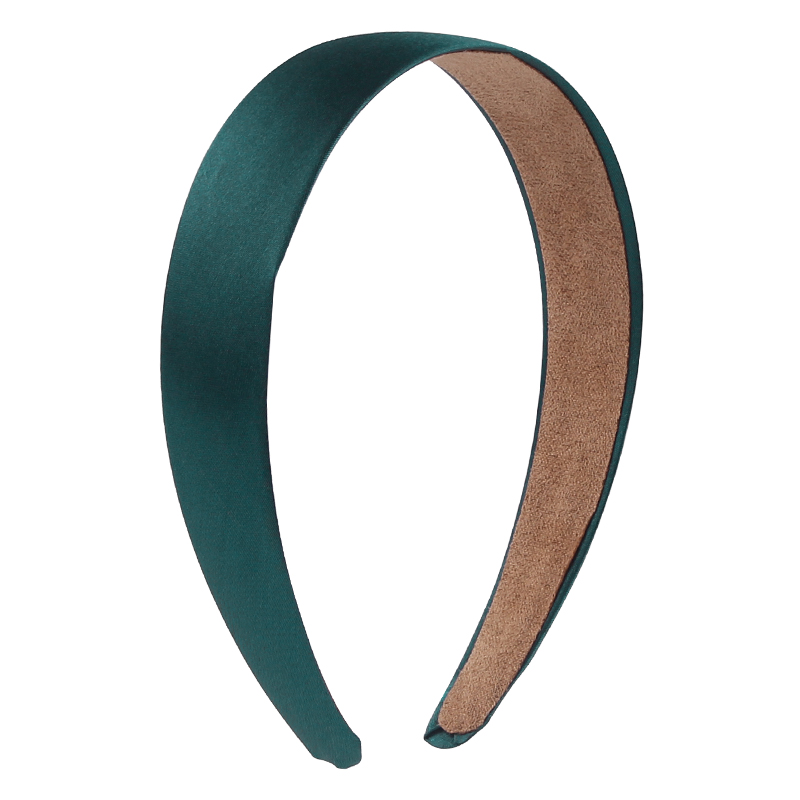 1 Pc Popular Lady Solid Satin Hair Band Plain Alice Headbands For Girls 1Inch Width Ribbon Headband Sales DIY Hair Accessori