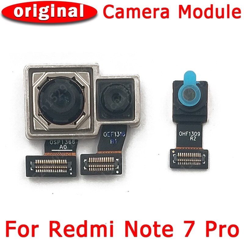 Original y cámara trasera para Xiaomi Redmi Nota 7 Pro principal cámara módulo Flex Cable de reemplazo de espaã a