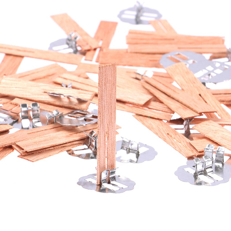 20Pcs Cross Houten Kaars Wieken Hout Kaarsen Core Voor Diy Kaars Maken