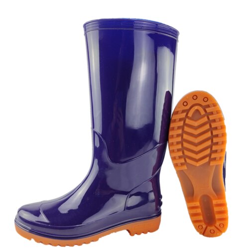 Bottes hautes imperméables pour hommes, chaussures de pluie, résistantes à l'usure, antidérapantes, en caoutchouc étranger, chaussures hautes imperméables 39-48: 40