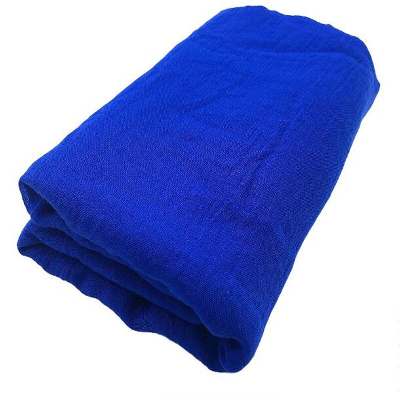 Pasgeboren Fotografie Props Zuigeling Kostuum Outfit 180Cm Lange Katoenen Zachte Foto Wrap Bijpassende Baby Foto Props Fotografia: 1 Royal blue