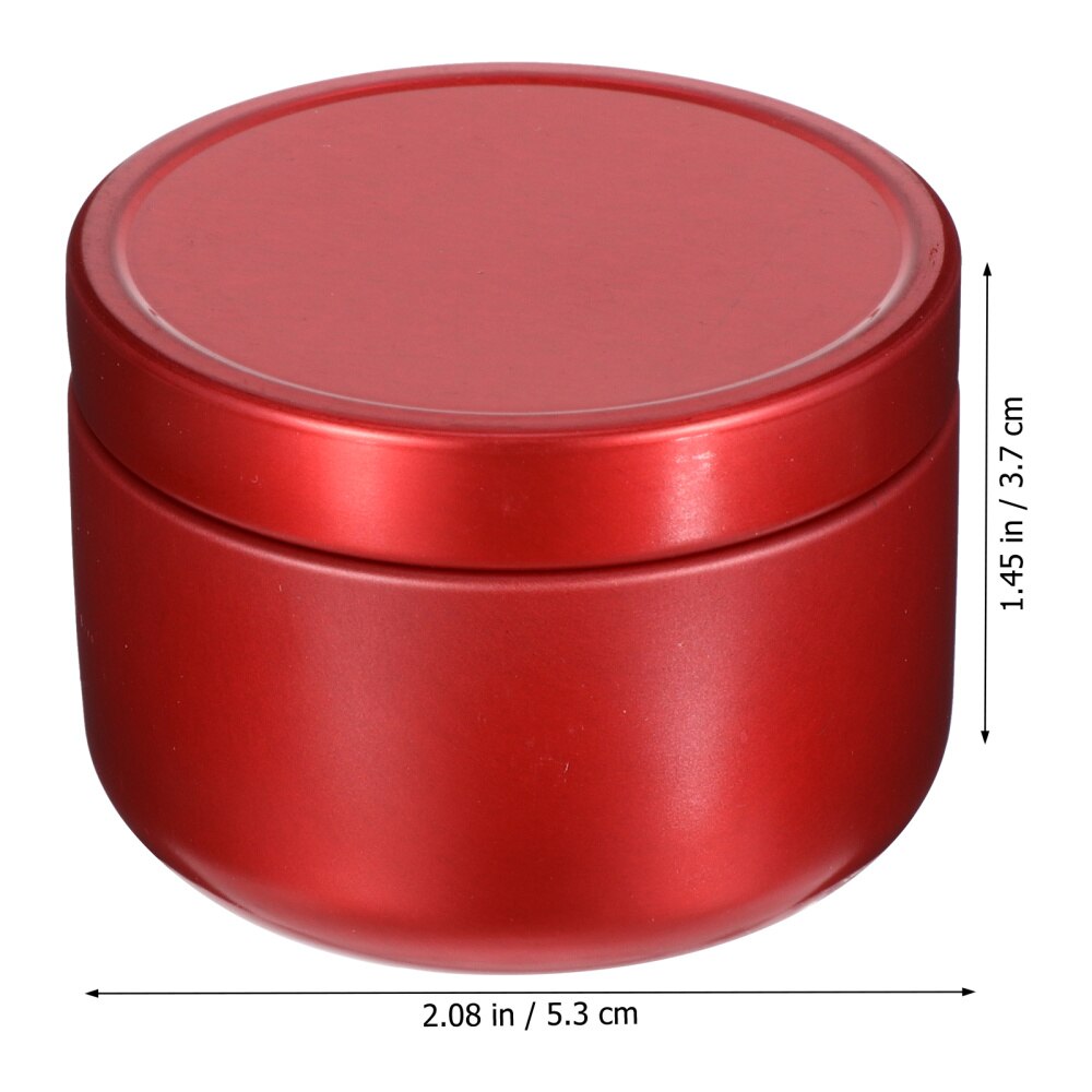 10Pcs Round Tea Jars Tinplate Scented Tea Boxes Tea Leaf Stoarge Tanks Tea Cans