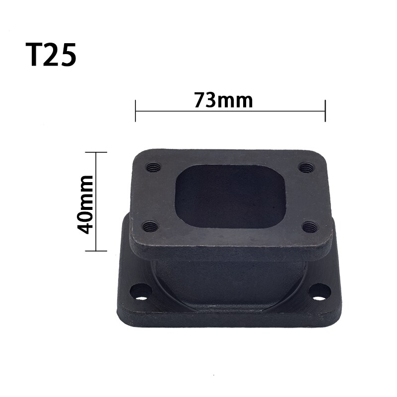 Adaptateur de CONVERSION d'échappement | À bride en acier inoxydable T25 à T3 TURBO chargeur de collecteur pour le soudage