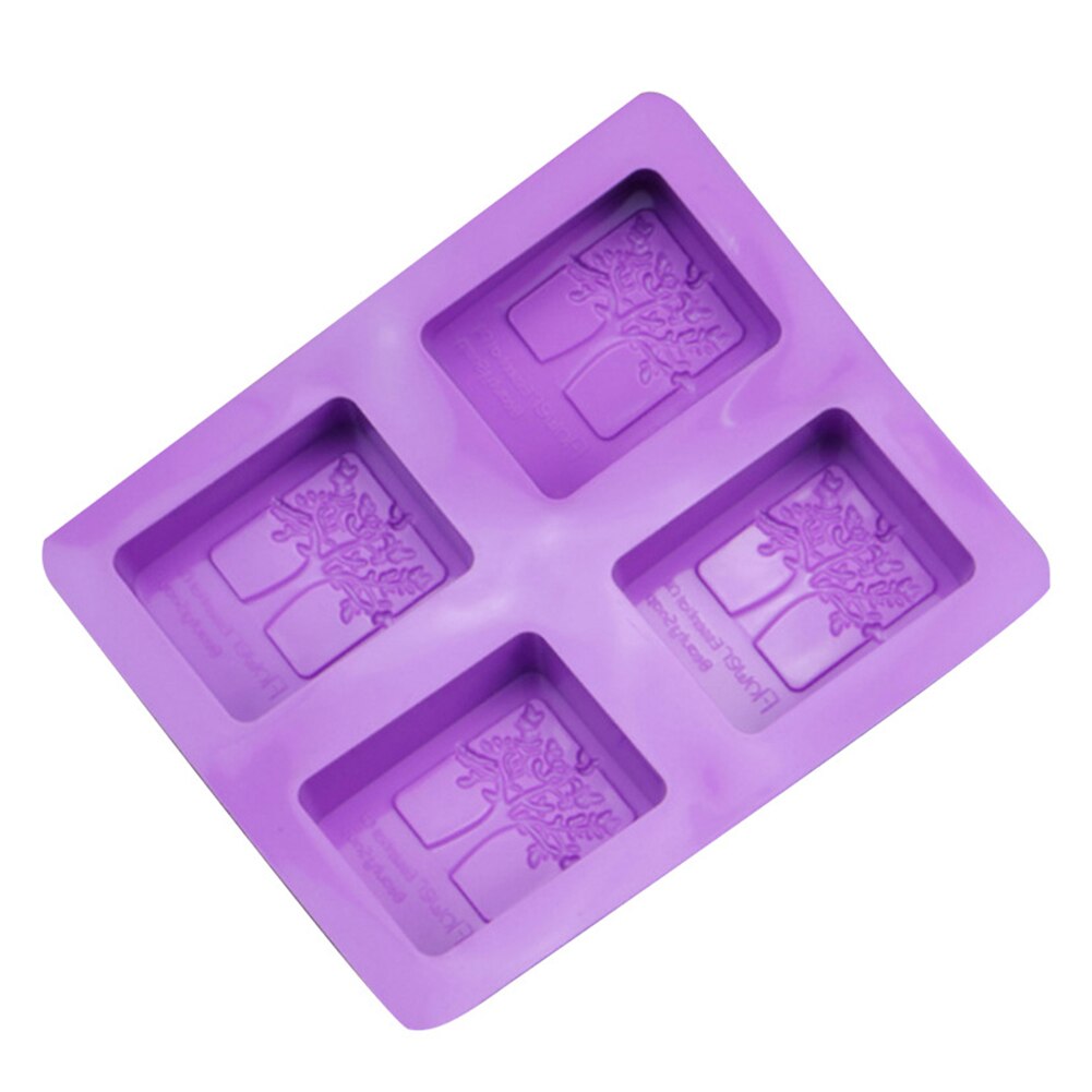 Multi Funktionale Silikon bilden für Herstellung Von Seifen 3D schlicht Seife bilden Rechteck Runde DIY Handgemachte Seife bilden Tablett Schimmel: Typ 4