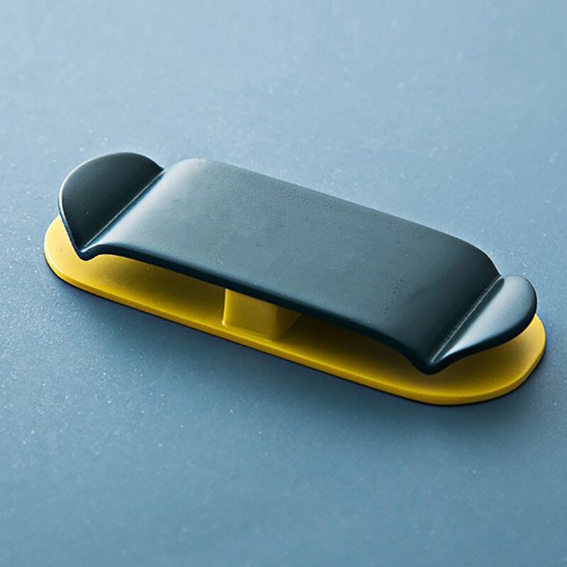 4pcs Punch-Free Power Plug Hook Multi-Purpose Hooks Electrical Wire Plug Hooks Socket Holder Storage Hanger Household Organizer: Navy blue 2pcs