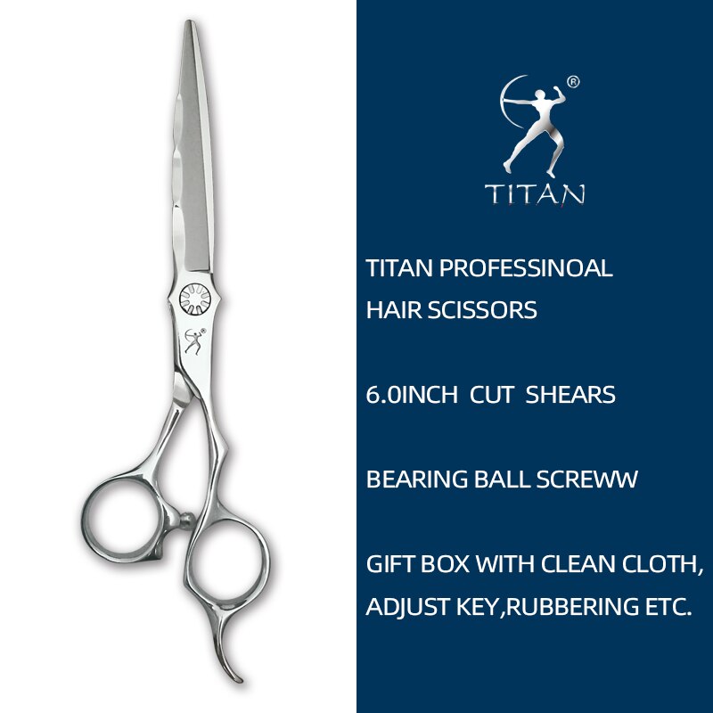 titan scissors hairdressing salon barber cutting scissors japan vg10 stainless steel