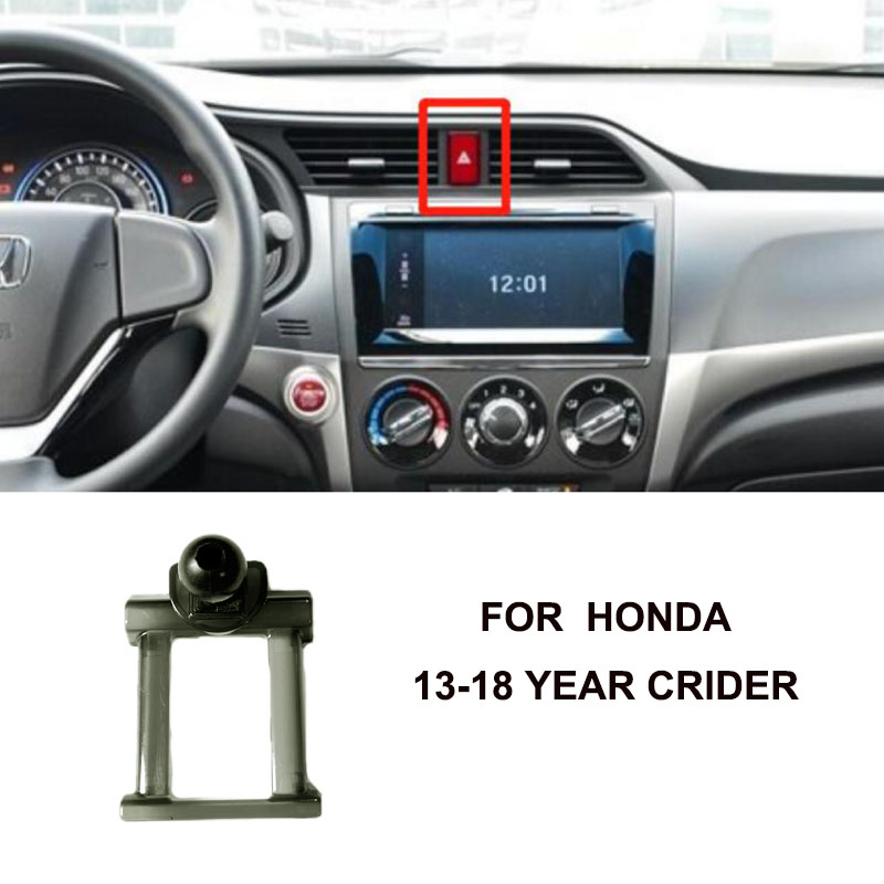 Para honda suportes de telefone do carro base de montagem suporte accord 2004-2024, crv 2008-2024, civic 2006-2024, ajuste jazz 2008-2022