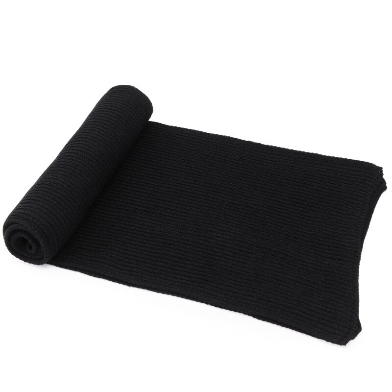 Winter Pure Color Knit Scarf Male Collar Contracted Men Wool Scarf Warm Thickening Shawl Scarves for Ladies Bufanda Hombre