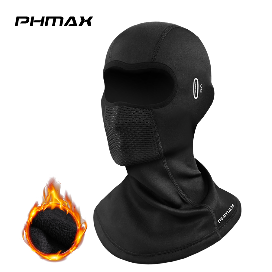 PHMAX Motorrad-Reitmaske, Windschutz und Wärme, atmungsaktiv, Vollgesichtsmaske, Sturmhaube, Mütze, Schal, Kapuze, Moto, Radfahrer, Windkappe