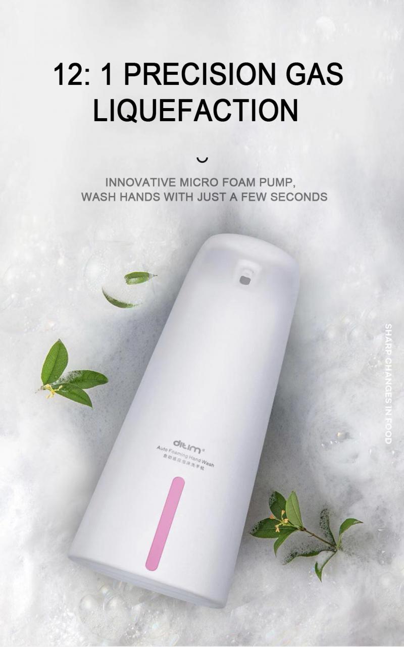 Soap Dispenser 250ml Automatic Intelligent Sensor Induction Touchless Hand Washing Dispensers Induction Foam Washing Products