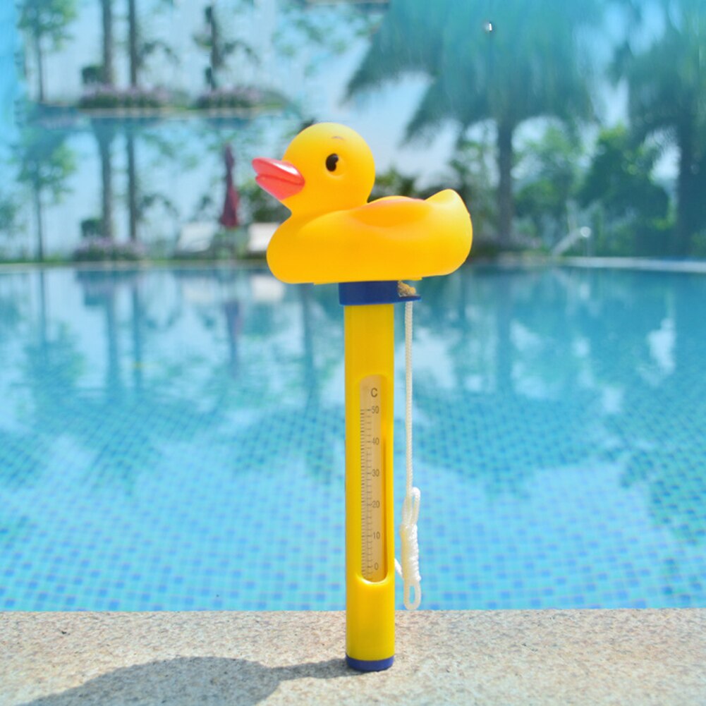 Mini Cartoon Eend Walvis Vis Schildpad Hoofd Drijvende Zwembad Thermometer Ouder-kind Outdoor Interactieve Grappig Speelgoed Games
