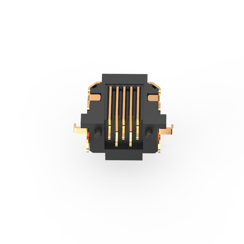 Jianhan conector micro usb 90 graus vertical 5 pinos adaptador usb conectores micro usb 2.0 adaptadores para pcb