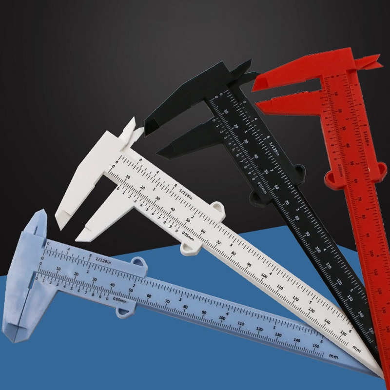 80mm/150mm Vernier Calipers mm-inch Double Rule Scale Aperture Depth Diameter Measure Tool Student DIY Model Making Mini Caliper