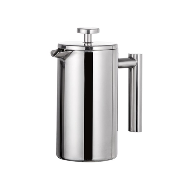 Coffee Maker French Press Stainless Steel Espresso Coffee Machine Double-Wall Insulated Coffee Tea Maker Pot 1000ml