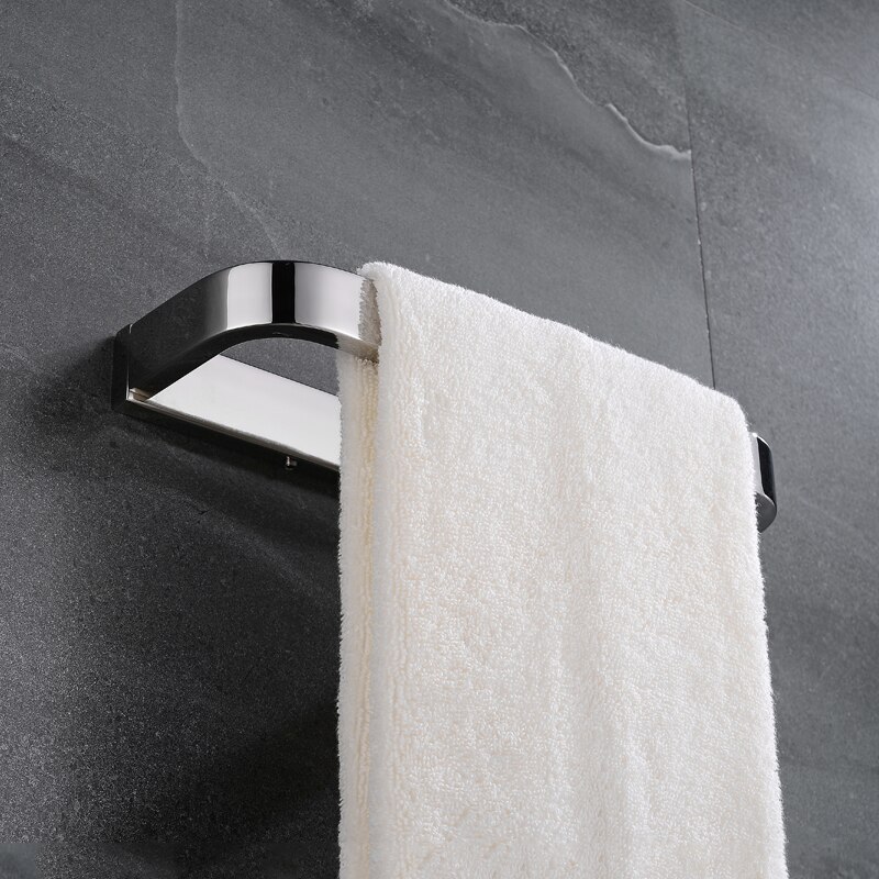 Håndklæde ring håndklædestang toilet håndklædeholder sus 304 rustfrit stål krom overflade badeværelse hardware tilbehør