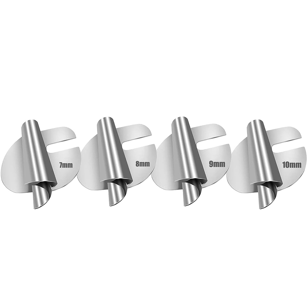 Prensatelas para dobladillo enrollado de costura Universal, tubo de tracción de 3-10mm, rodillo de borde en espiral, tubo extractor de dobladillo, accesorios de costura, 8 Uds.: Verde claro