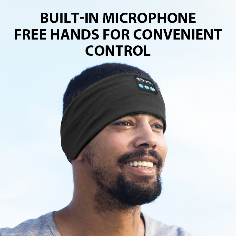 Sporthoofdbanden Draadloze Bluetooth-hoofdtelefoon Hoofdband Slaapmuziek Oogmasker Zachte elastische yoga-haarbanden Zweetbandjes voor buiten