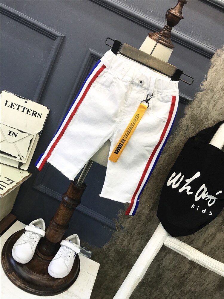 Nuovo Del Bambino dei ragazzi casuali shorts di Estate di Modo del foro rotto di Disegno Del Bambino di Abbigliamento Per Bambini Shorts per i ragazzi 2-7years