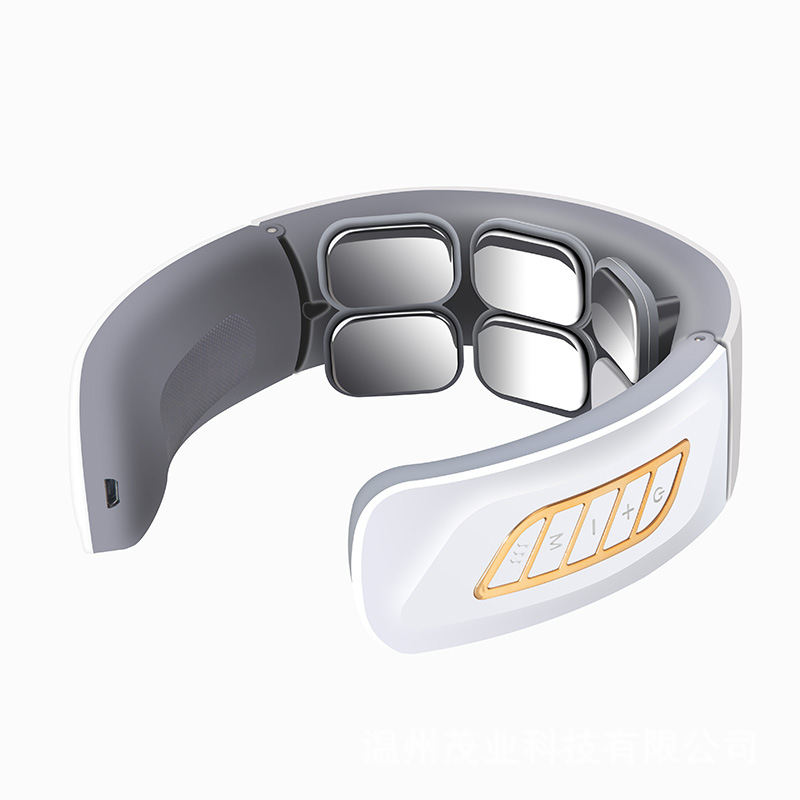 Appareil de massage Cervical, charge, thérapie, chauffage par impulsion, protection du cou, ZJY: 910charge heat voice