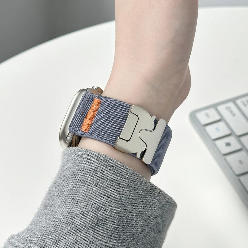 Parachute Bandjes Voor Apple Horloge ultra 2 Band 49mm 45mm 46mm 44mm 42mm 40mm 41mm correa Armband IWatch Serie 10 9 8 7 6 3 SE