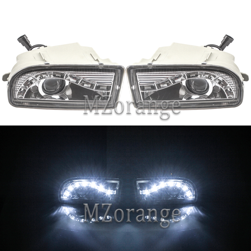 MIZIAUTO Fog Lights For TOYOTA LAND CRUISER 100 1998 LED DRL Headlights Headlight Driving Lamp LC100 UZJ100 FZJ100 HDJ100