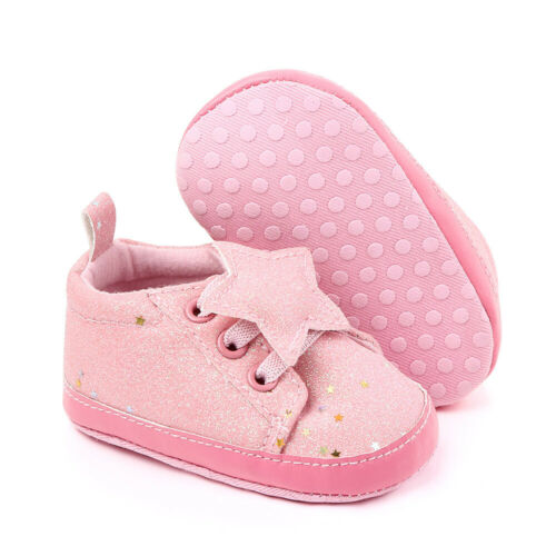 Newborn Baby Girls Shoes Moccasins Solid Infant Toddler Soft Sole Crib Bebe Footwear First Walker Prewalker Ballet Dress Shoe: D / 0-6 Months