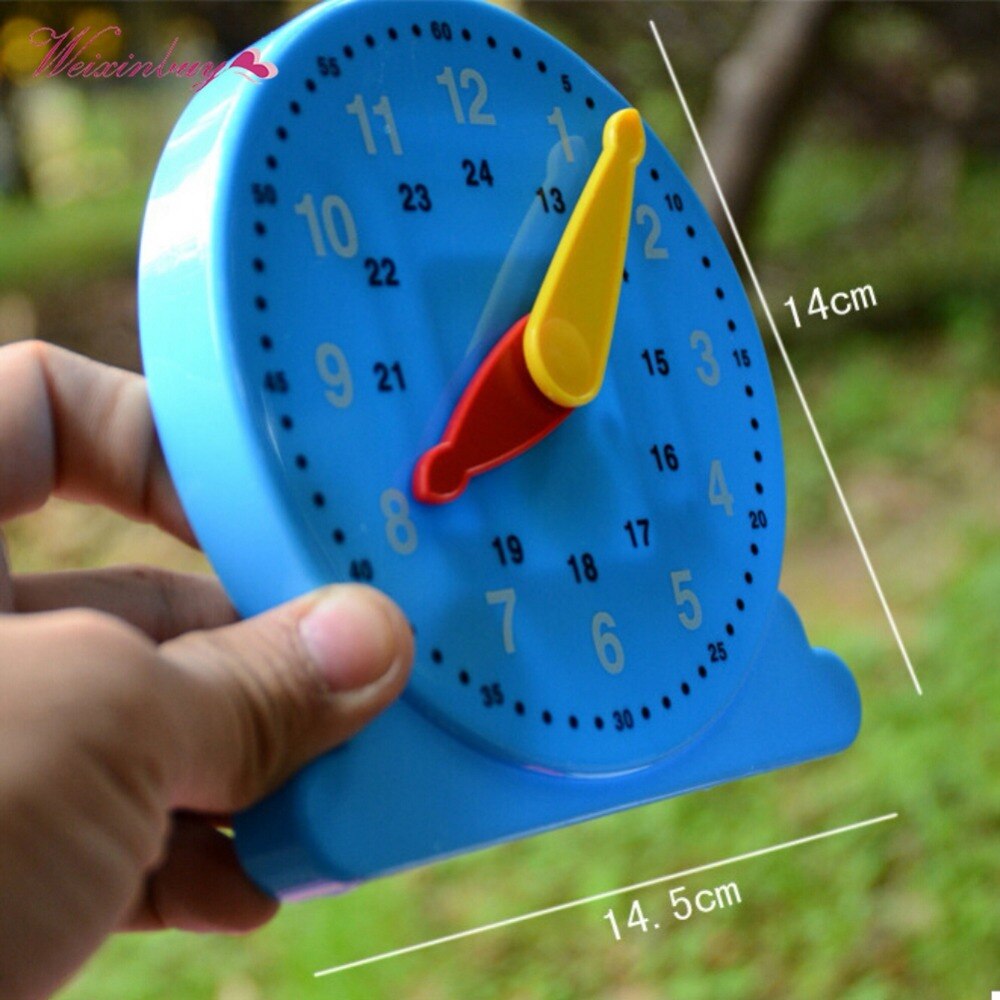 Learn to Tell Time Digital Clock Model Teaching Aids Kids Baby Early Learning Intelligence Toys Xmas