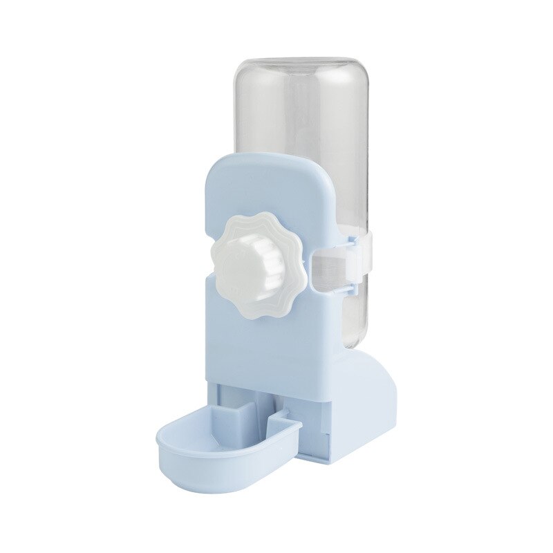 Automatische watertoevoer voor huisdieren, hondenkooi, hangende waterdispenser, huisdier, kat, vogel, hond, drinkautomaat, groot , 500ml: Blauw